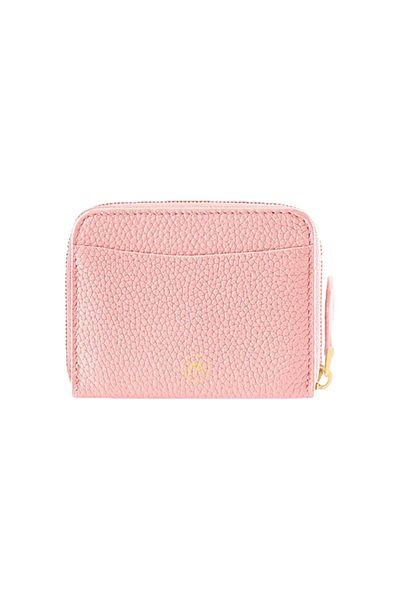 Mini and Kids Mini & Kids Zippered Leather Wallet - Pink