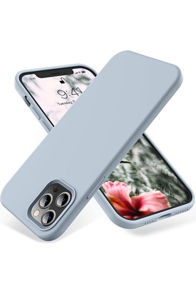 Generic Silicone Case Cover Compatible with iPhone 12 Pro Max , Ultra Slim Fit with Full Body Protection