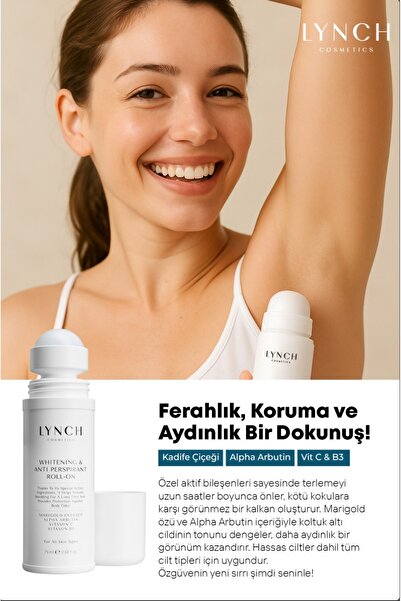 Lynch Cosmetics Beyazlatıcı & Ter Önleyici Roll-on