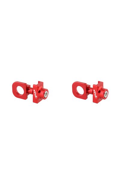 Choice Red 2pcs Single Speed Bike Chain Tensioner Bolt Screw Aluminum Alloy Cycling Chain Adjuster Tensione