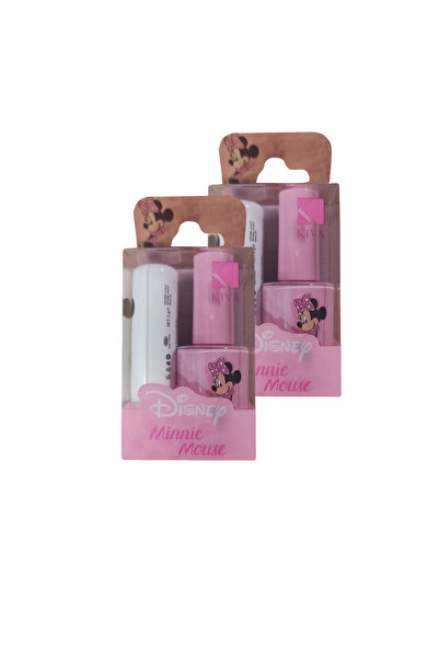 Disney Minnie Mouse Böğürtlenli Dudak Koruyucu Parlatıcı ve Nail Polish Oje P...