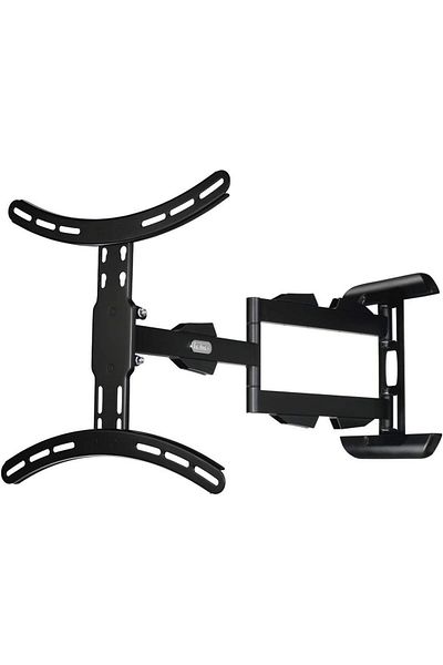 Hama 108712 Ultra long Fullmotion TV Wall Bracket, 400 mm x 400 mm Size, Black