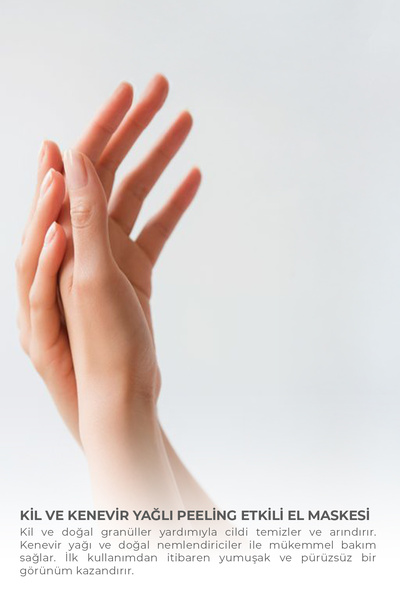 Dermokil Peeling Etkili El Maskesi (Kil ve Kenevir Yağlı) 35 ml
