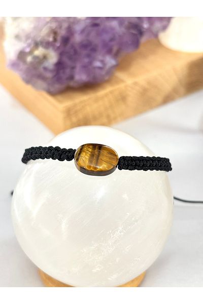 kuartz Tiger Eye Certified Braid Bracelet