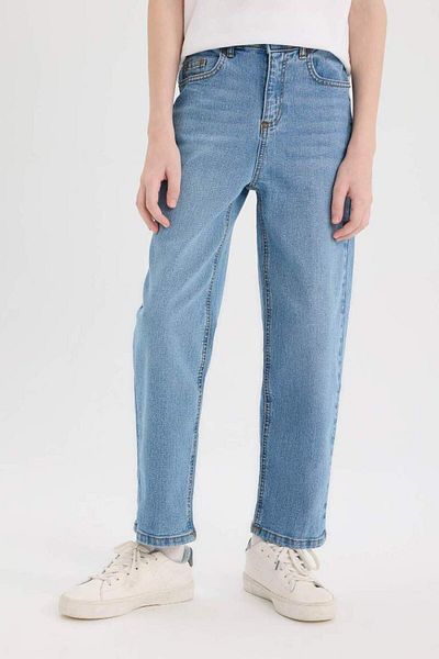 DeFacto New Season Boy's Loose Fit Straight Leg Basic Straight Jean Trousers