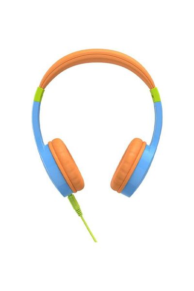 Hama 184106 Kids Guard Wired On Ear Headphones Blue/Orange