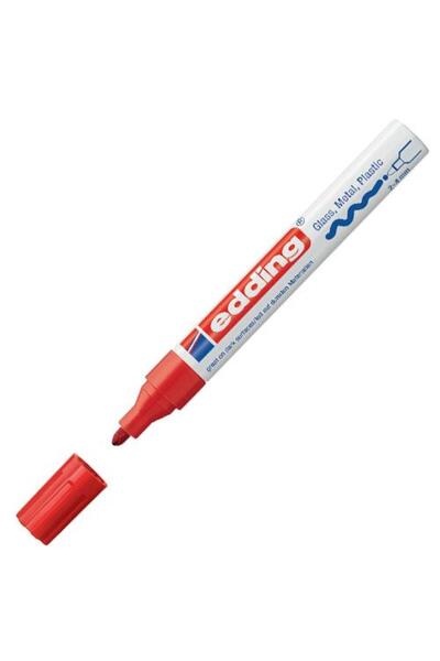 Edding 750 Paint Permanent Markör Kalem Yuvarlak Uç - Kırmızı