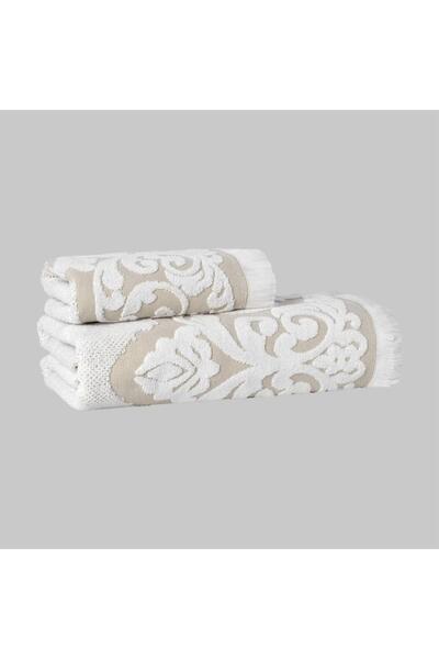 Sarev Tomris Ecru 100% Cotton Towel 90*150 cm