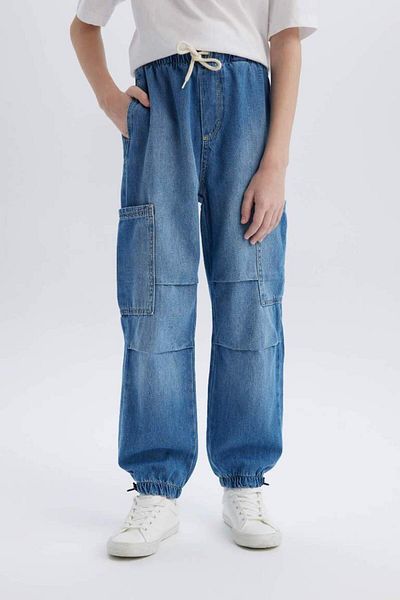 DeFacto New Season Boy's Parachute Jean Trousers