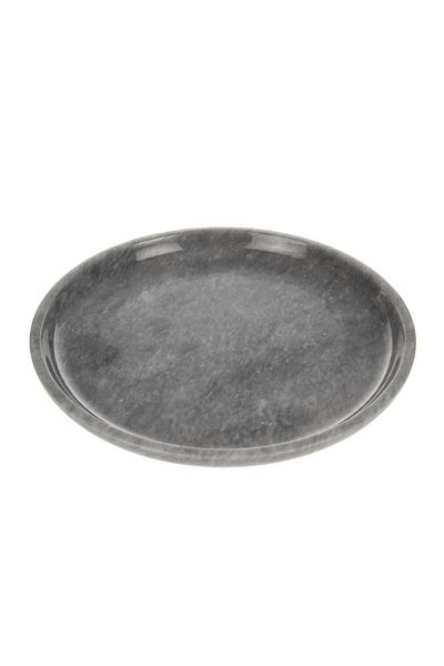 mar&more Rolin Gray Marble Tray 30 cm