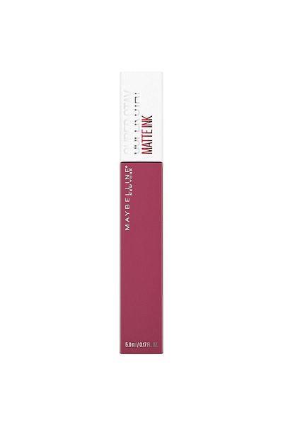Maybelline New York أحمر شفاه سوبر ستاي مات إنك بينكس 155 سافانت