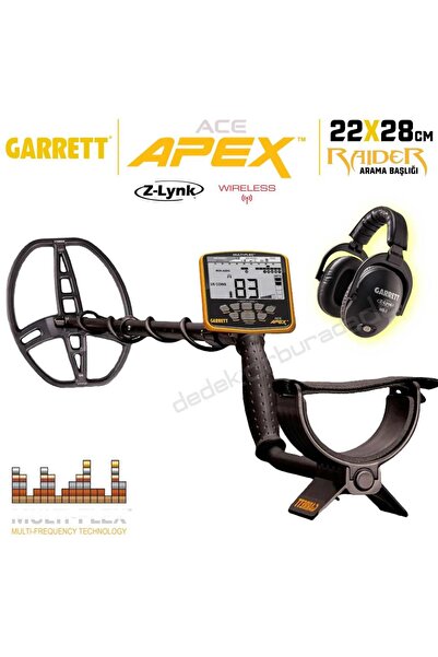 Genel Markalar Ace Apex Dedektör Raider Başlıklı (22x28cm) MS-3 Z-LYNK Kablos...