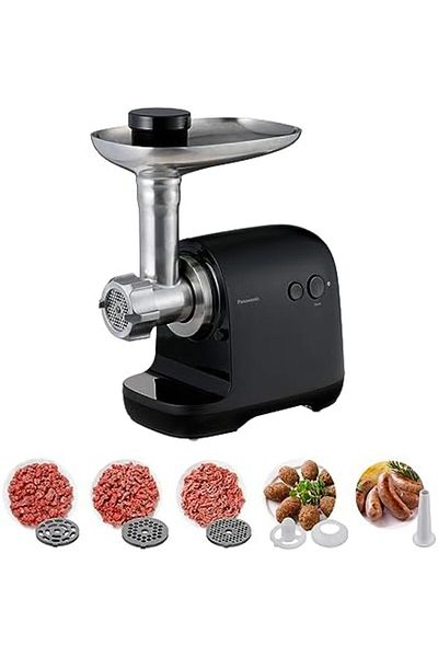 PANASONIC 1700W Meat Grinder, 5 attachments for Smooth grinding performance