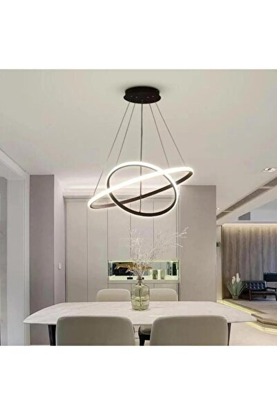 Elektroyou Robin 2'li Siyah Günışığı Ledli Avize