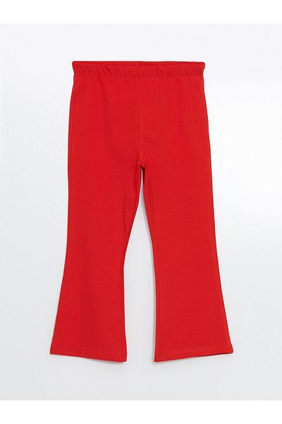 LC Waikiki Lcw Kids Red Basic Girl's Tights with Elastic Waist