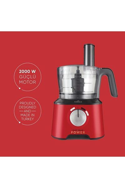 Karaca PREMIUM Mastermaid Power 10 In 1 Multifunctional Food Processor and Blender Set 2000w