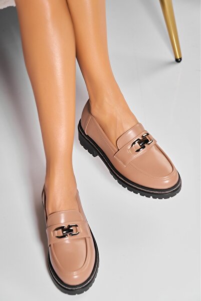 Joana Loafers Dama Piele Ecologica Kaki Katelyn