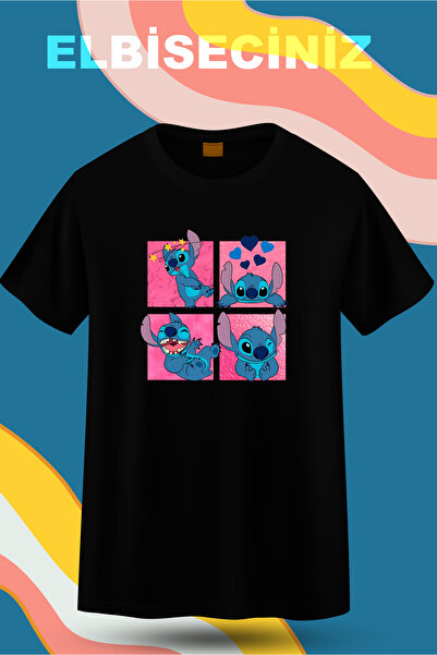 VİZYON İKRA Μπλουζάκι/Φούτερ Unisex με στάμπα STITCH - ΓΙΑ ΟΛΕΣ ΤΙΣ ΗΛΙΚΙΕΣ