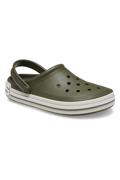 Crocs Off Court Clog Logo Clog Green - Army Green 37-38 Eu - M5/w7 Us