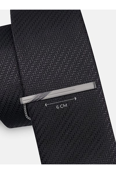 Milleniva Chain Striped Breastpin