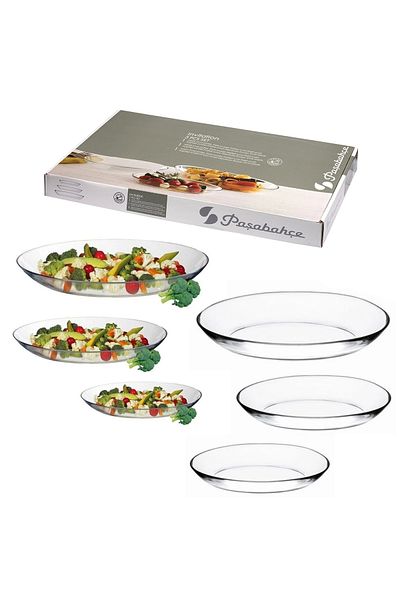 Paşabahçe 96501 Invitation Plate Set 3 Piece Original. Boxed