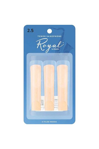 Daddario D\'Addario Woodwinds Royal Rkb0325 Tenor Saxophone Reed (3 Pcs) No:2.5