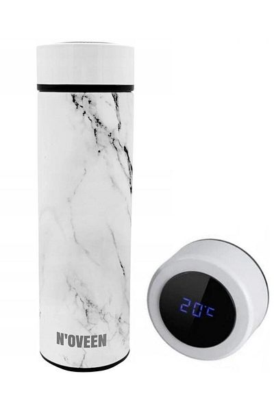 Noveen Termos Noveen TB2319 Marble, LED, 450 ml (Alb)