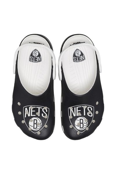 Crocs Saboți NBA Brooklyn Nets 48-49 EU - M13 US Alb - Alb/Negru