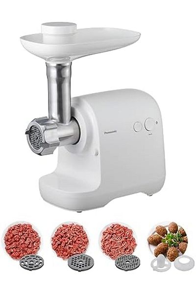 PANASONIC 1700W Meat Grinder, 4 attachments for Smooth grinding performance