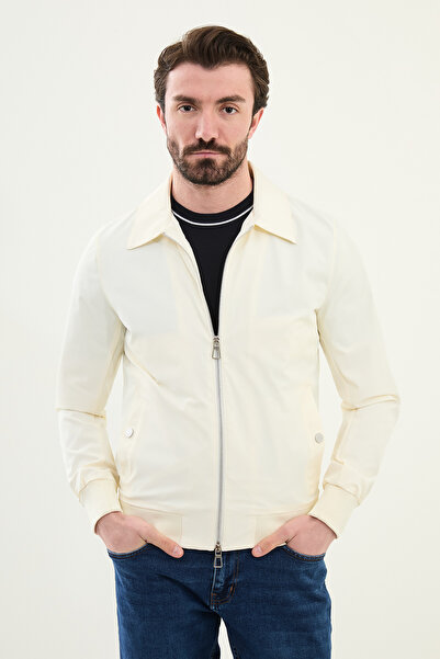 Mcr Прямий Slim Fit сорочка з коміром і подвійною блискавкою Чоловічий піджак...