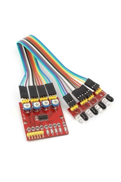 Genel Markalar 4 Kanal Çizgi İzleyen Sensör Modülü Seti