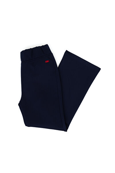 U.S. Polo Assn. Kız Çocuk Lacivert Yüksek Bel Flare Eşofman Altı 50306283-VR033