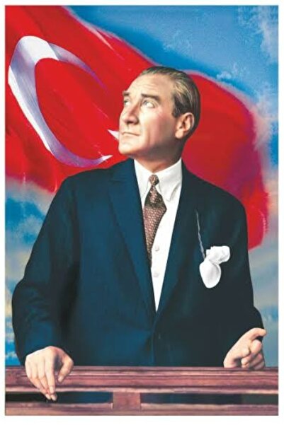 yıldızsan bayrak , flama üretimi 1995'ten beri 150x225 Cm Atatürk Baskılı Tür...