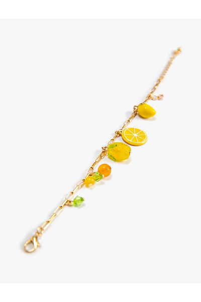 Koton Chain Bracelet Lemon Charm Detailed Dangle