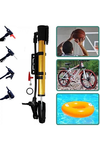 Neler Geldi Neler Bicycle Pump Ball Pool Pump Sportsman Multifunctional Aluminum Hand Pump Mounting Bicycle Mount