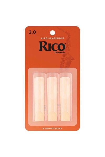 Daddario D\'Addario Woodwinds Rico Rja0320 Alto Saxophone Reed (3 Pcs) No:2