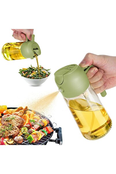 Generic 16oz/470ml Olive Oil Sprayer For Cooking - 2 In 1 Olive Oil Dispenser For Kitchen Gadgets