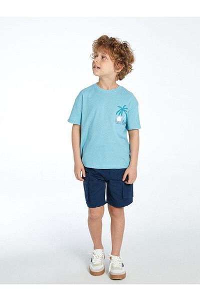 LC Waikiki Tricou pentru băiat cu imprimeu cu gât crew (S5)