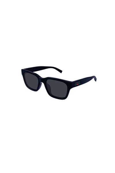 Gucci Gg 1857S 004 55 Men's Square Black Bone Sunglasses