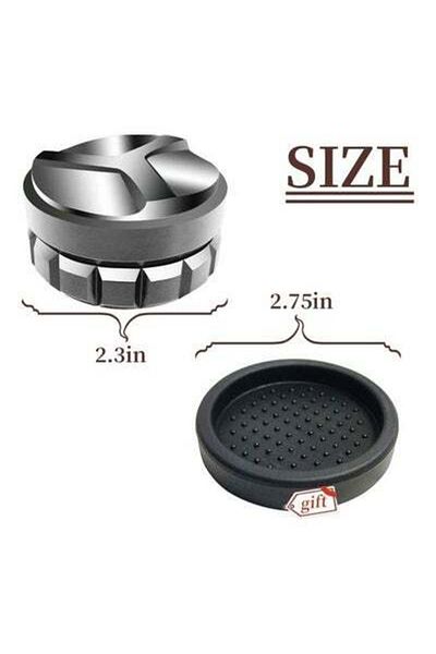 HALAMODO Coffee Distributor Tamper Silver