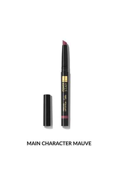AVON أحمر شفاه أفون باور ستاي بريسايز، الشخصية الرئيسية، لون أرجواني