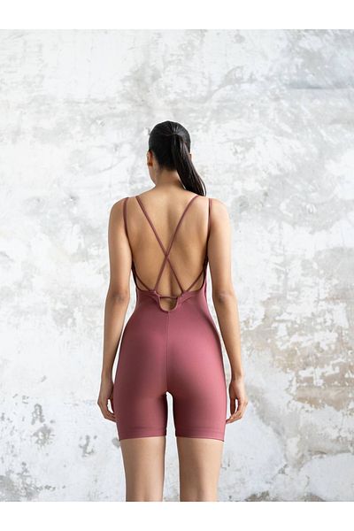 Joana Burgundy Kimono Jumpsuit