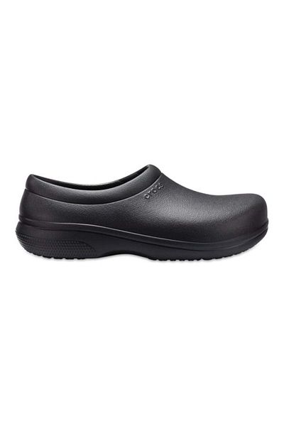 Crocs On The Clock Work Slip-on Black - Black 45-46 Eu - M11 Us