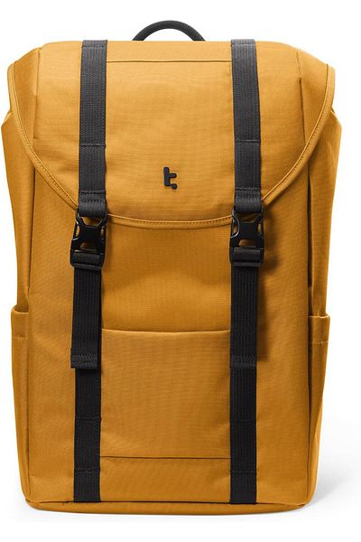 Tomtoc VintPack-TA1 Flap Laptop Backpack, Water-Resistant Travel Casual Eco-Friendly Backpack 22L