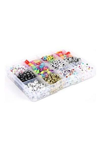 HALAMODO Seed and Alphabet Beads Jewellery Making DIY Bracelet Craft Kit