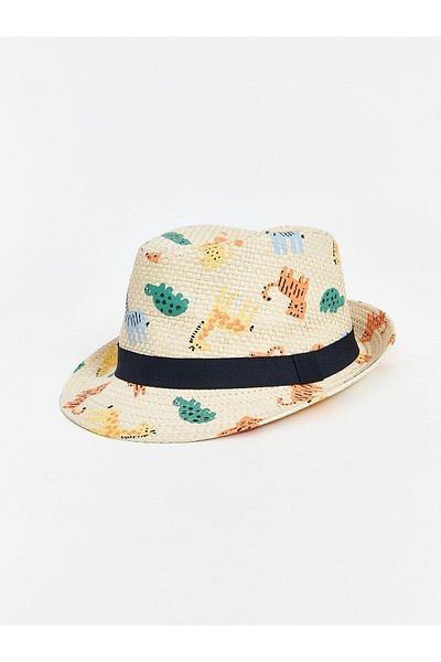 LC Waikiki Animal Printed Baby Boy Fedora Hat (S5)