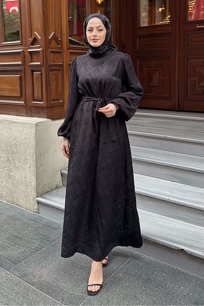 ANONİM STORE Bella Stylish Φόρεμα - Μαύρο
