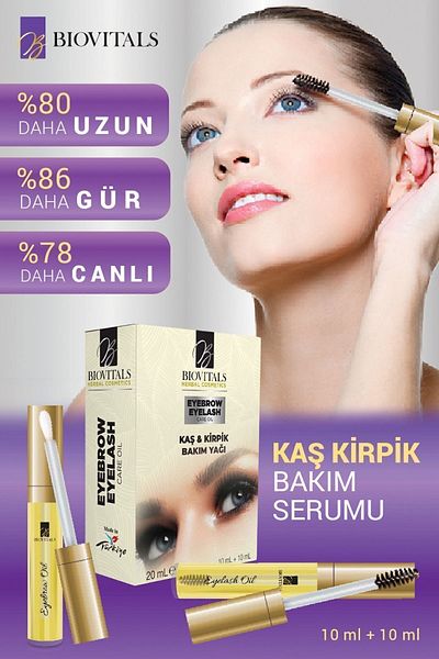 Bio Vitals Eyebrow and Eyelash Care Oil 10ml
