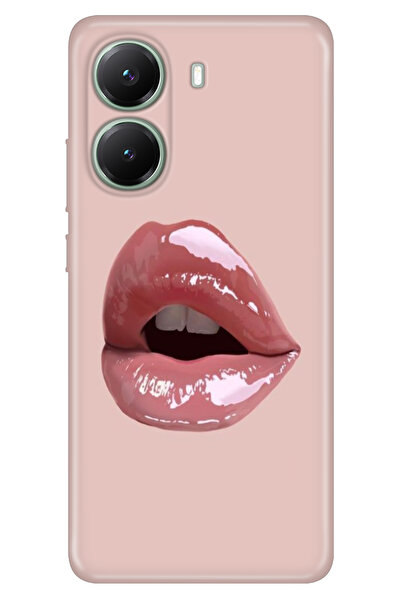 POCO Xiaomi Poco X7 Pro Kılıf Tema Art Desenli Baskılı Silikon Lipstick