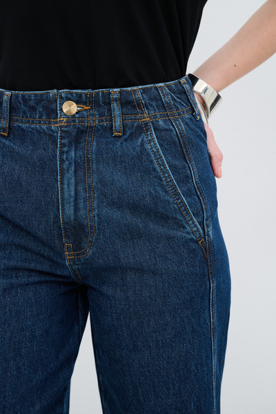 adL Cepli Bol Paça Denim Pantolon